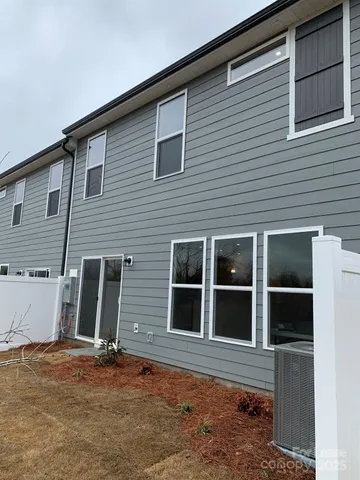 a side view of a house