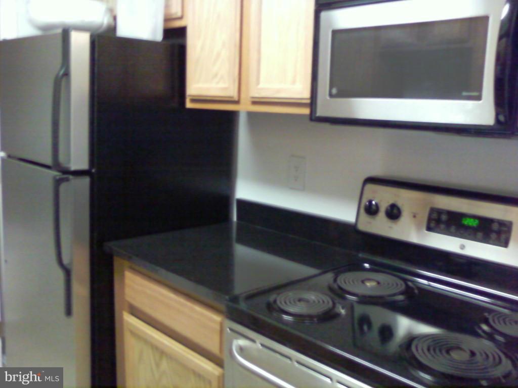 14800 Rydell Road, Unit 204 Centreville, VA 20121 - Photo 5 of 9 a kitchen with a stove and a microwave