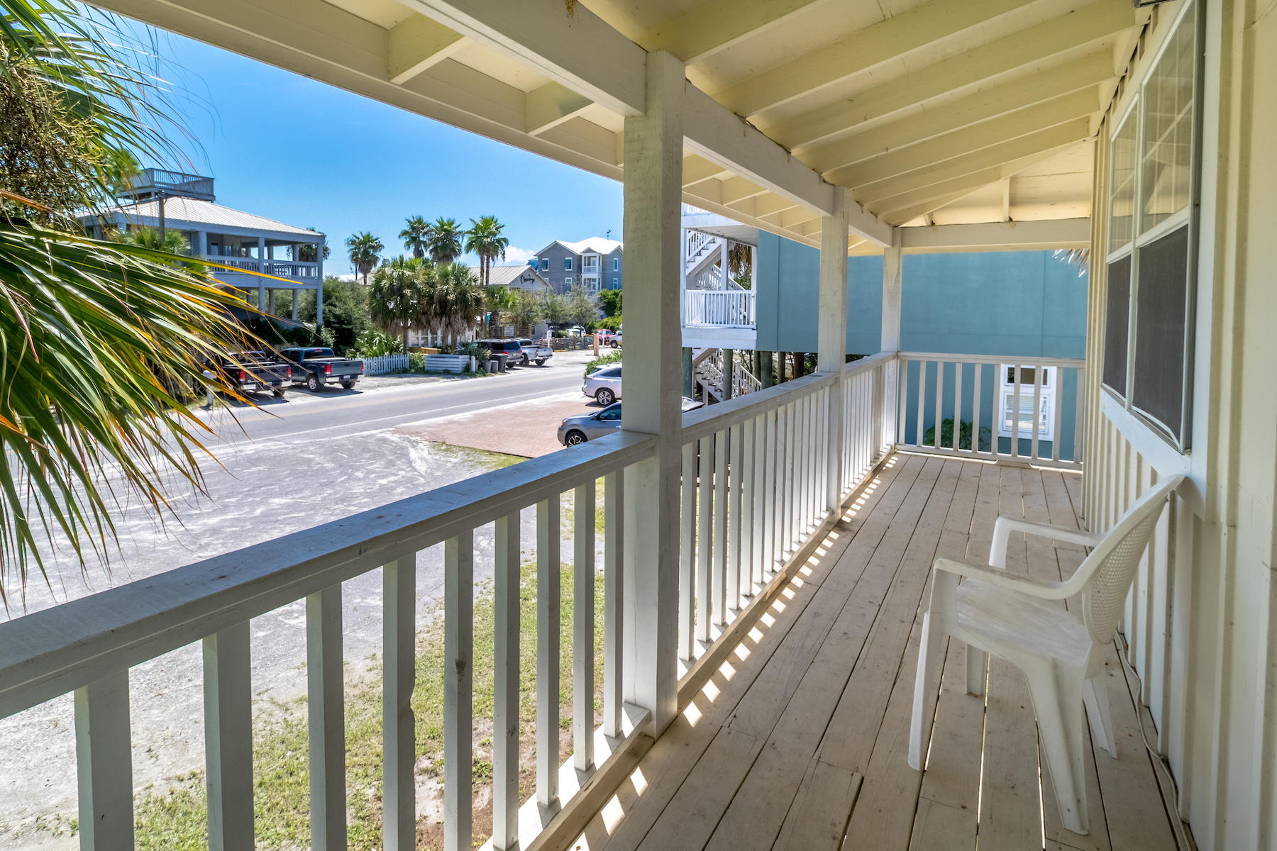 522 Defuniak Street, Unit 30A Santa Rosa Beach, FL 32459 - Photo 31 of 46 a view of a balcony with wooden floor