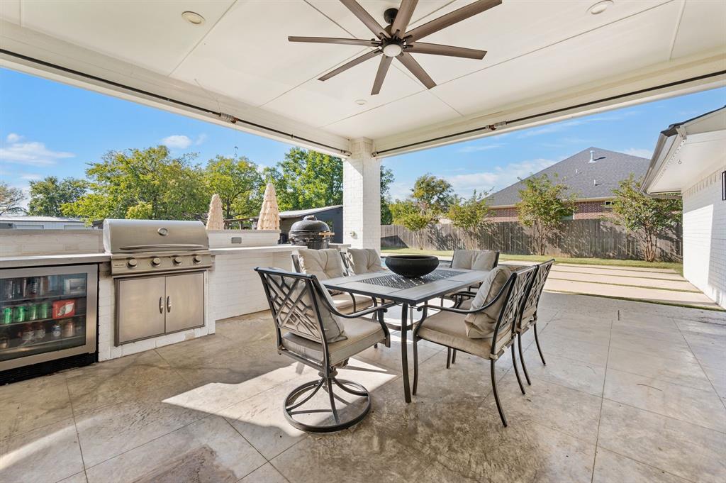 504 Main Street Roanoke, TX 76262 - Photo 29 of 40 a view of a dining room with furniture window and outside view