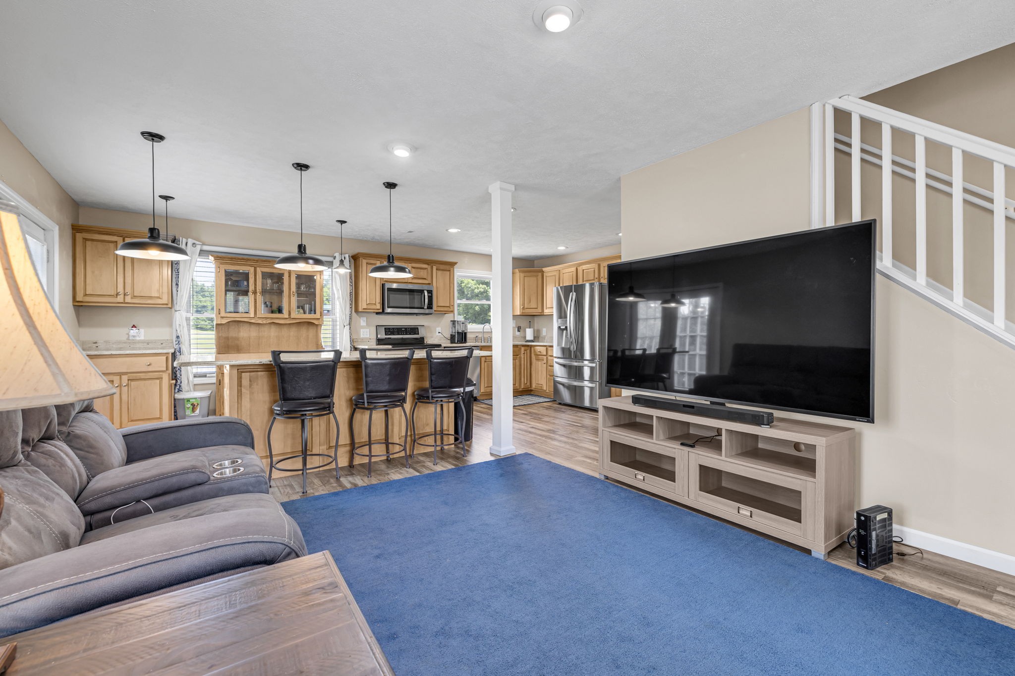 670 Still Pond Road Columbia, TN 38401 - Photo 11 of 43 a living room with furniture and a flat screen tv