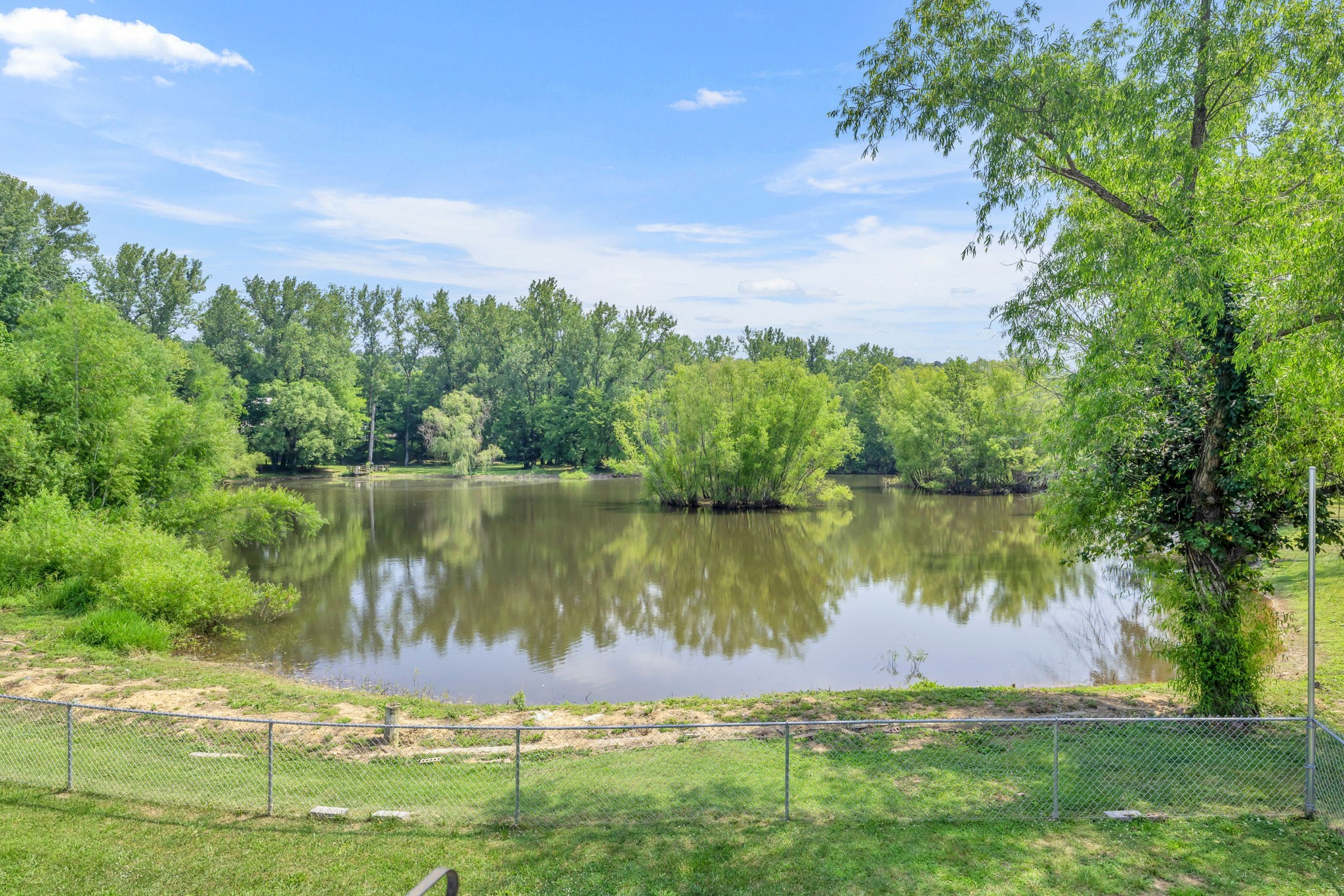 670 Still Pond Road Columbia, TN 38401 - Photo 32 of 43 a view of a lake in between the city and trees
