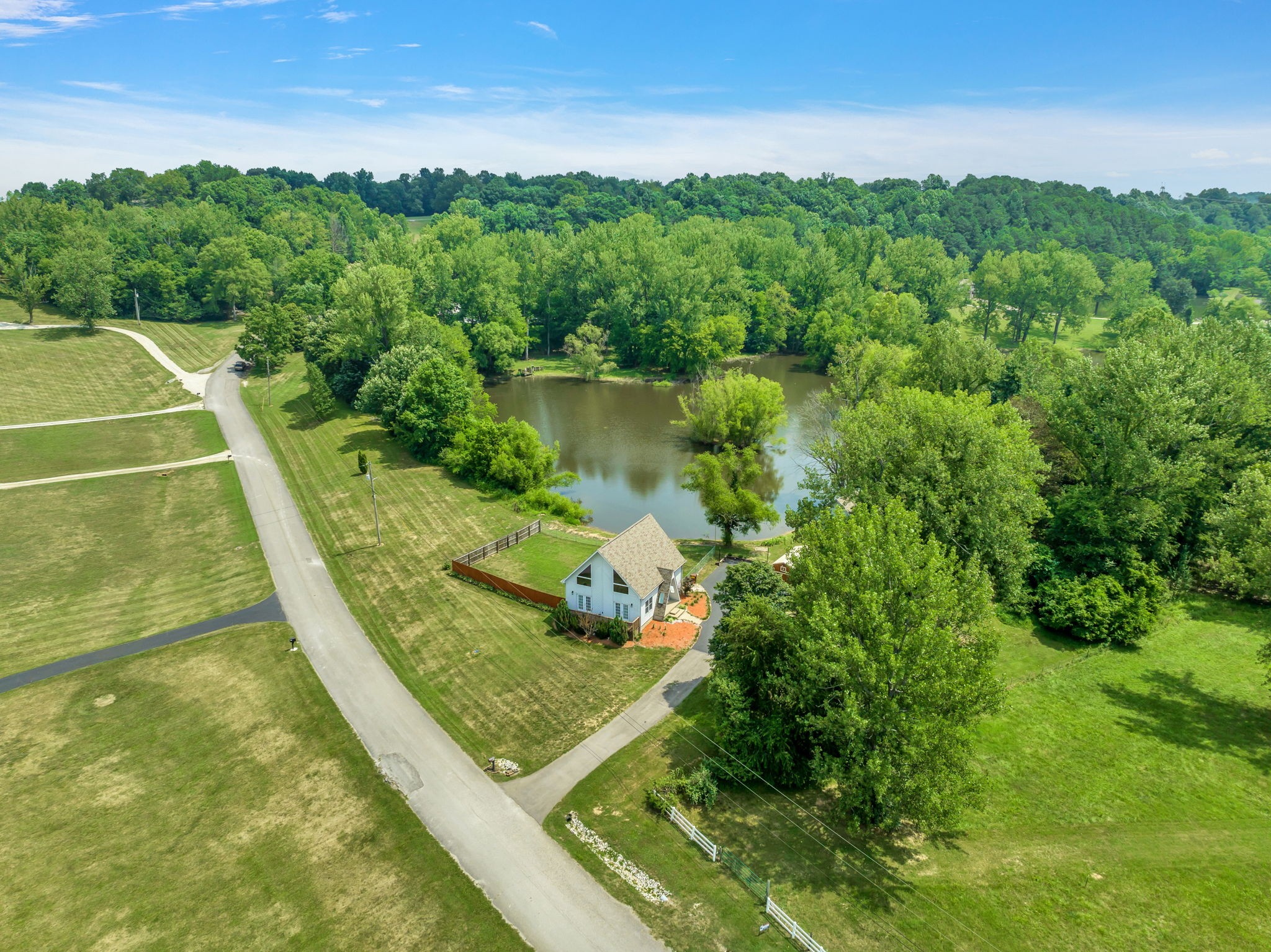 670 Still Pond Road Columbia, TN 38401 - Photo 37 of 43 a view of a lake with a yard