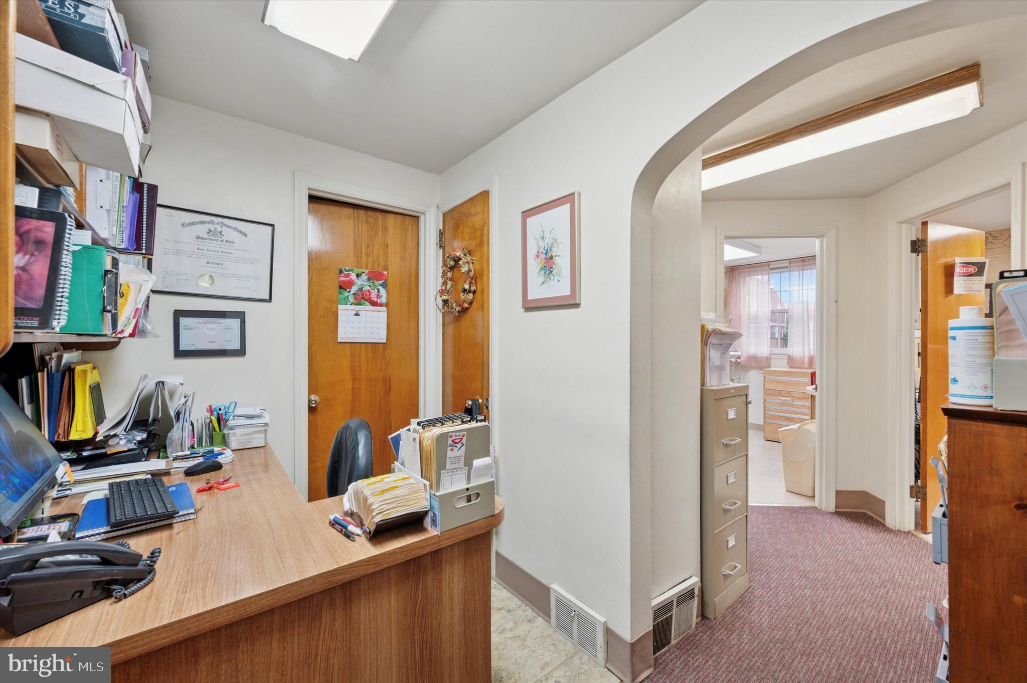 363 Holmes Road Holmes, PA 19043 - Photo 6 of 25 a view of a workspace with furniture and toys