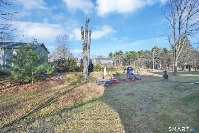 a view of yard with green space