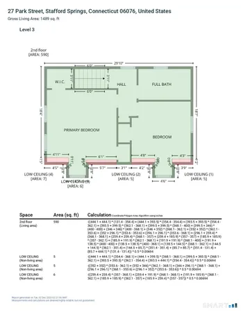 $349,000 | 27 Park Street, Stafford, CT 06076