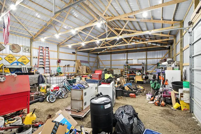 a view of a storage room with lots of stuff