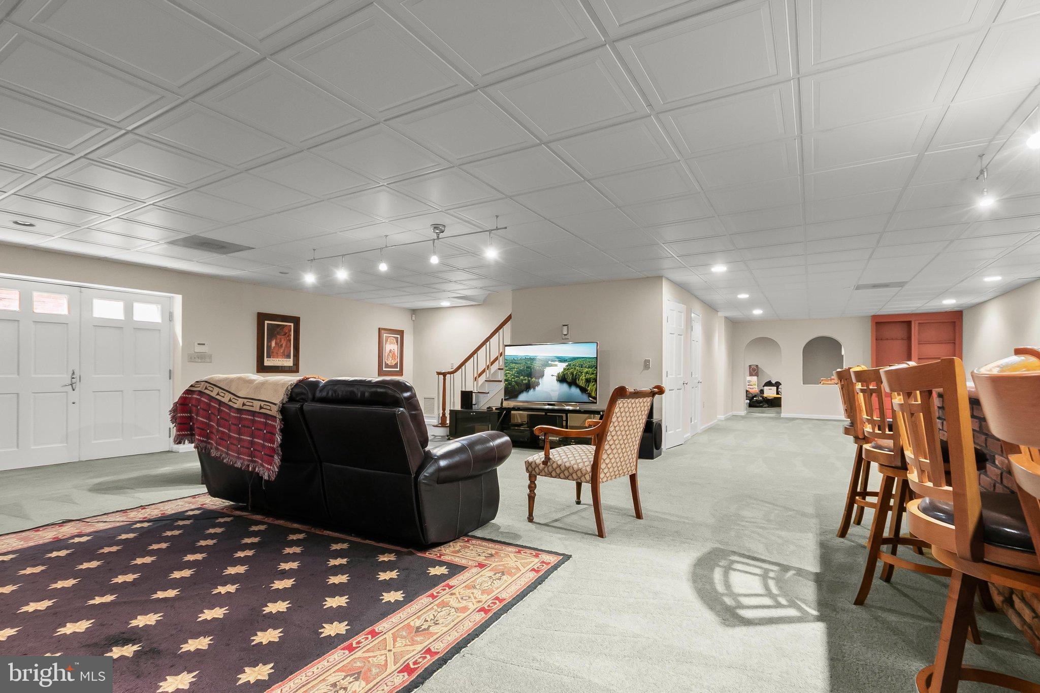 6300 Town Point Road Tracys Landing, MD 20779 - Photo 75 of 148 Lower Level Recreation Room w/ Wet Bar