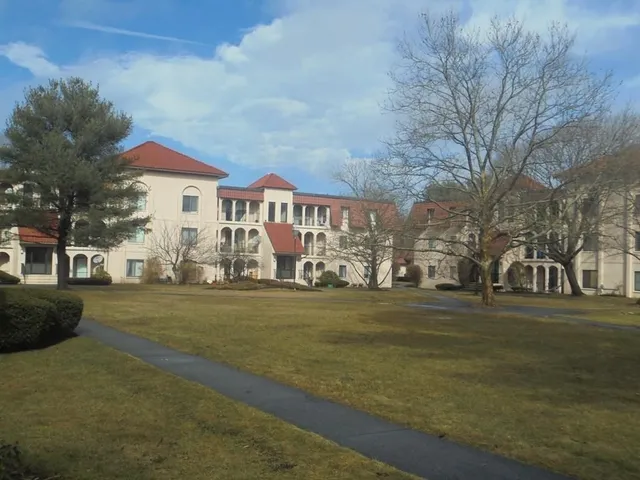 a view of a town with residential houses