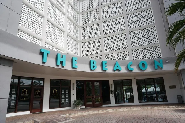 a view of a entryway door of the building