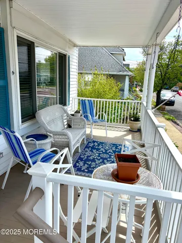 a outdoor space with furniture