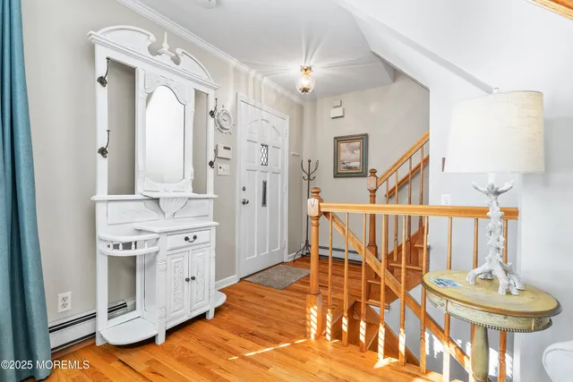 a very nice looking room with a wooden floor