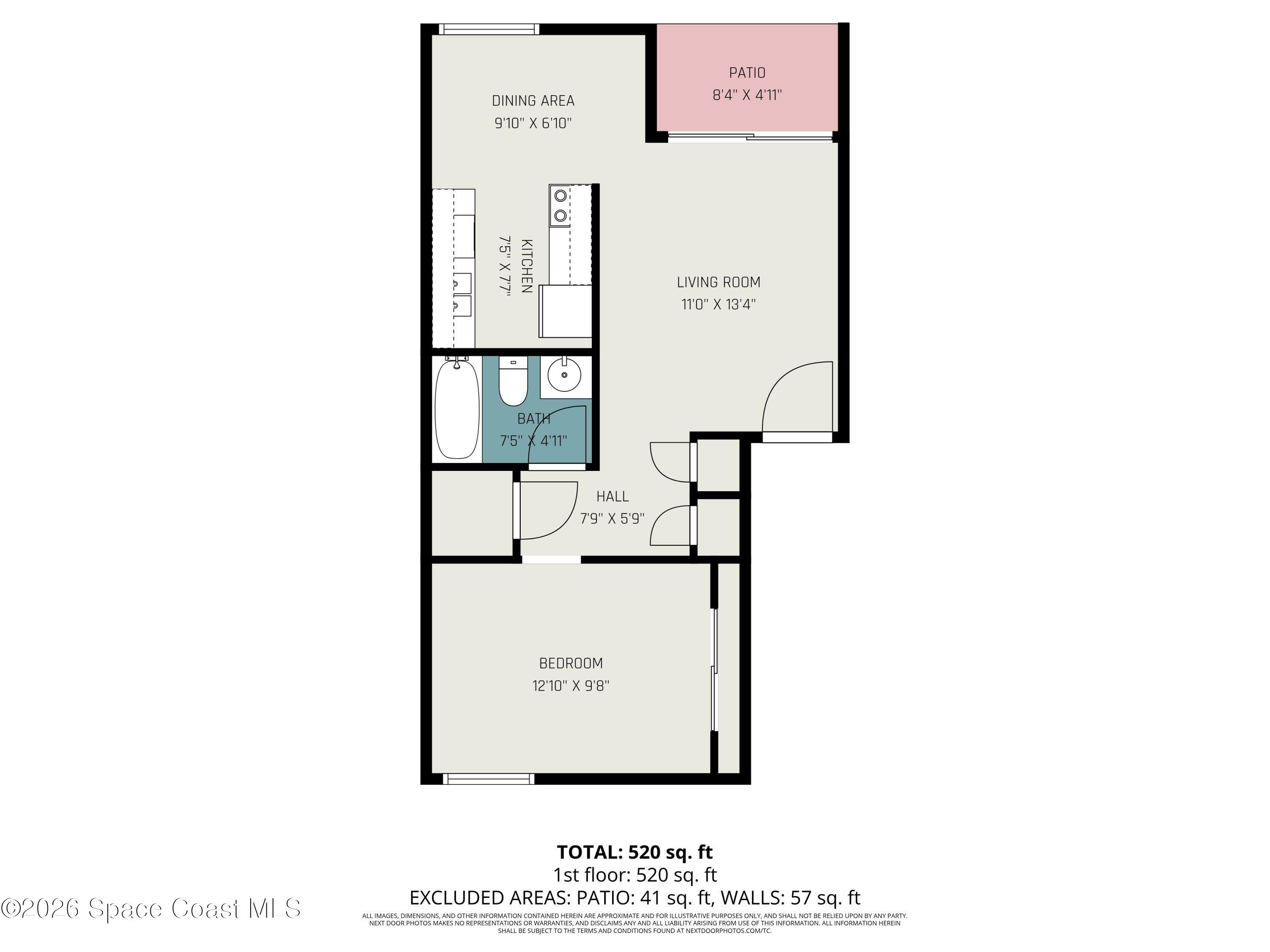 1225 North Wickham Road, Unit 411 Melbourne, FL 32935 - Photo 26 of 26 a picture of a bench in front of a wall