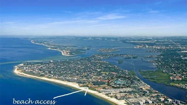 a view of a city and an ocean