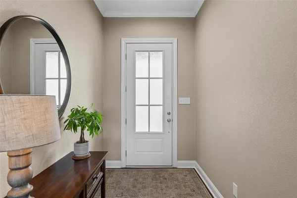a room with furniture and a potted plant