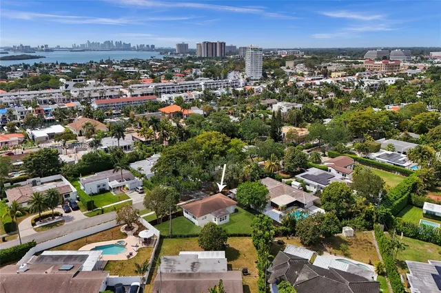 an aerial view of a city with lots of residential buildings