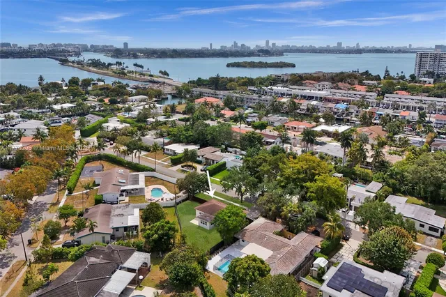 an aerial view of a city with lots of residential buildings