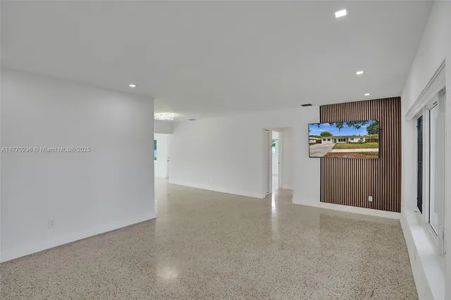 a view of a livingroom with a staircase