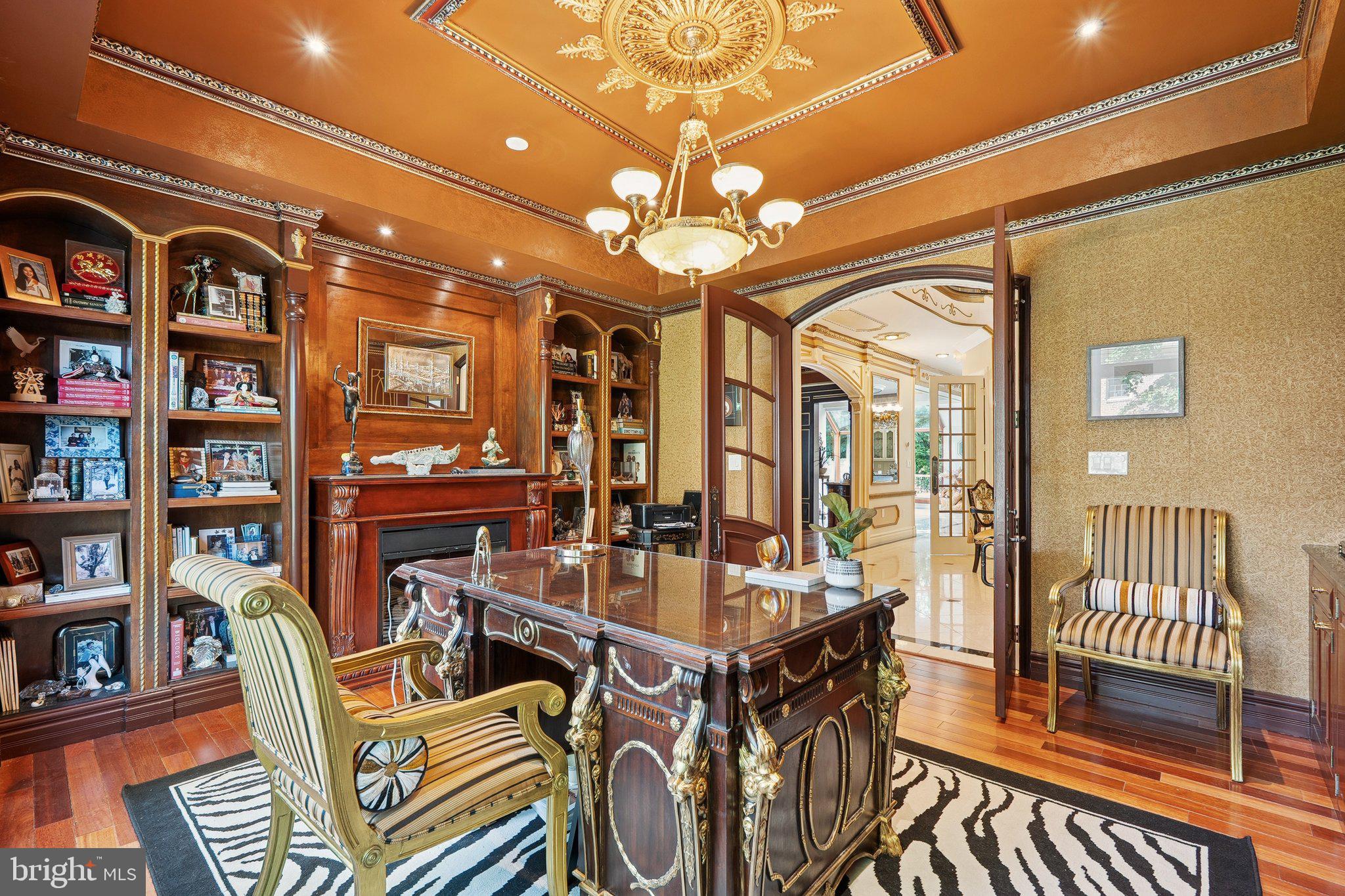423 Seneca Road Great Falls, VA 22066 - Photo 23 of 55 a view of a dining room with furniture