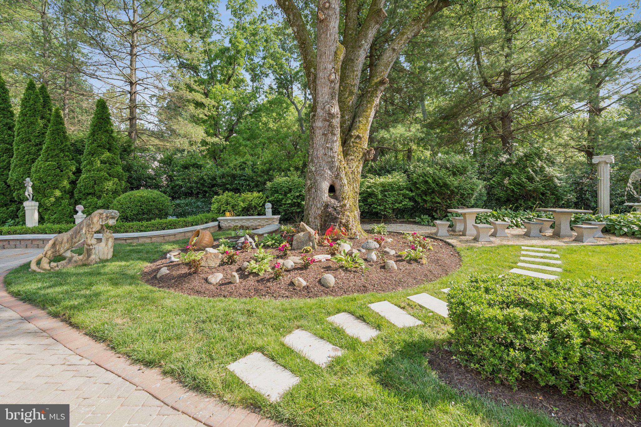 423 Seneca Road Great Falls, VA 22066 - Photo 49 of 54 a view of a backyard with swimming pool