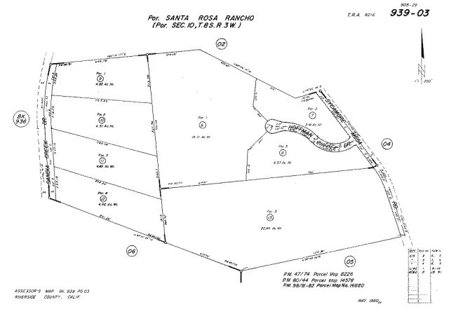 an aerial view of a houses