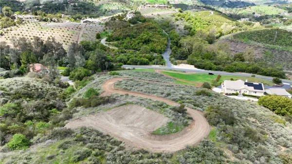 a view of a city and mountains