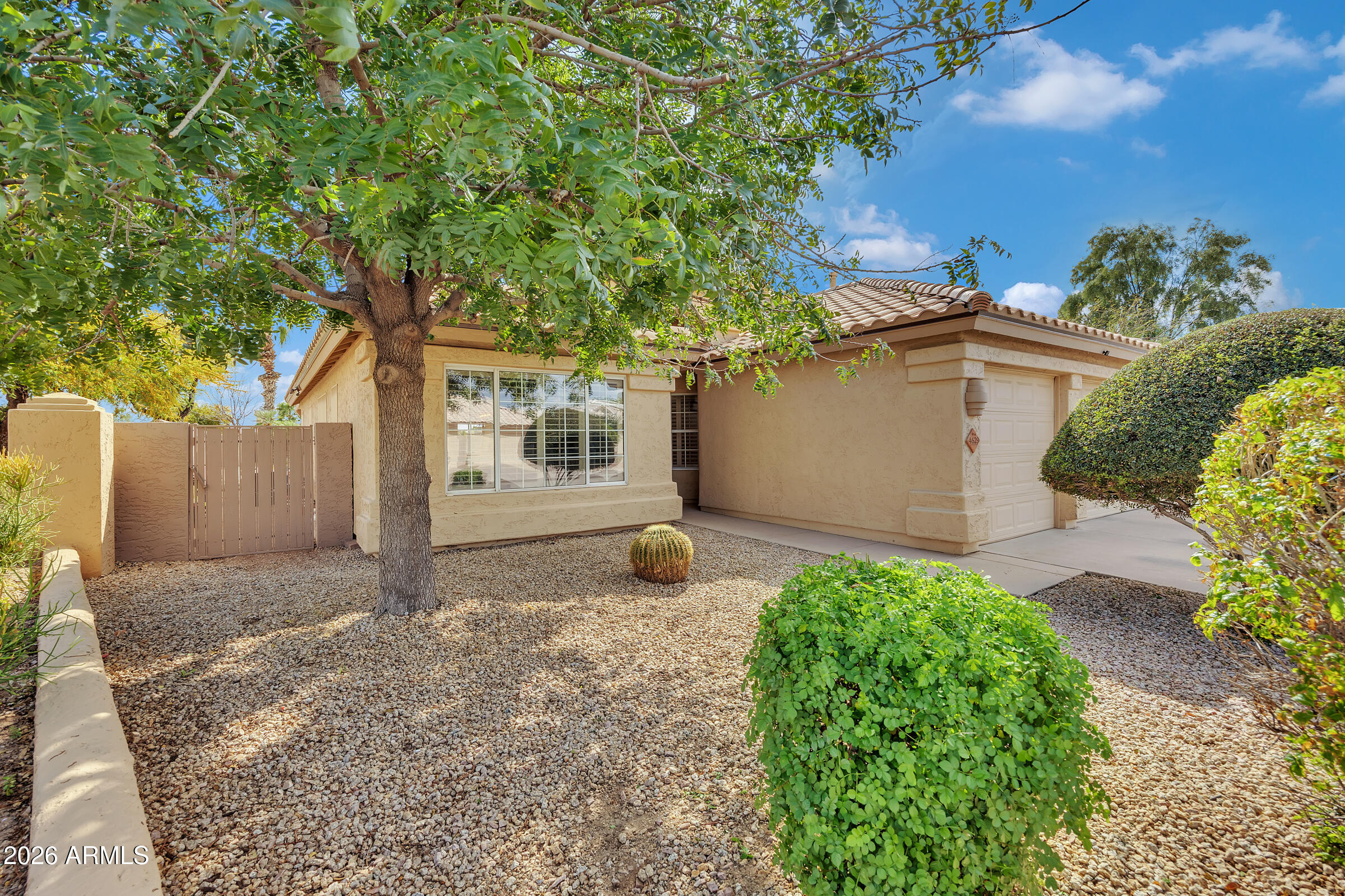 4629 East Gold Poppy Way Phoenix, AZ 85044 - Photo 39 of 46 a backyard of a house with lots of green space