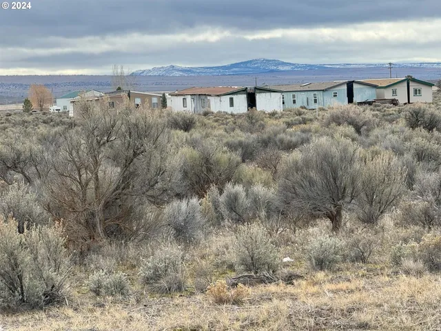 a view of a large building with a yard
