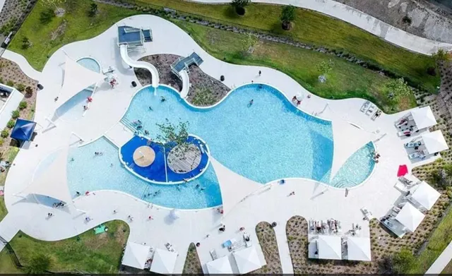a view of a swimming pool