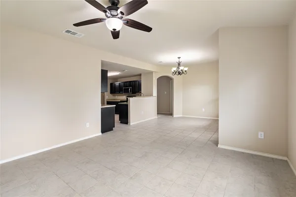 a view of a hallway with closet