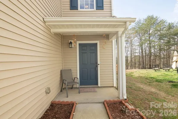 a view of front door of house