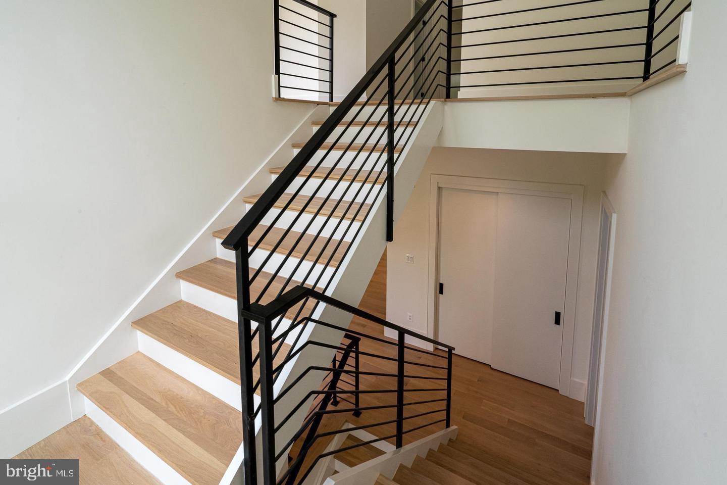 110 Tapawingo Road Southwest Vienna, VA 22180 - Photo 30 of 69 White oak stair treads, steel rails