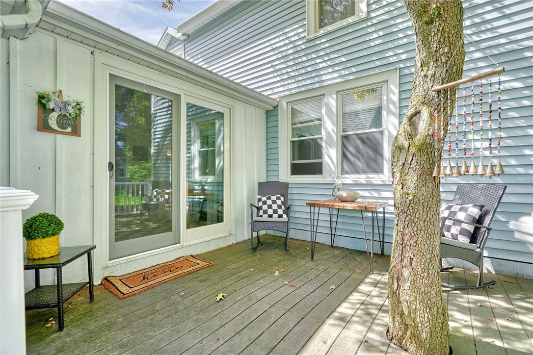 1023 Brown Road Irondequoit, NY 14622 - Photo 36 of 46 Relax on the shaded composite deck overlooking the