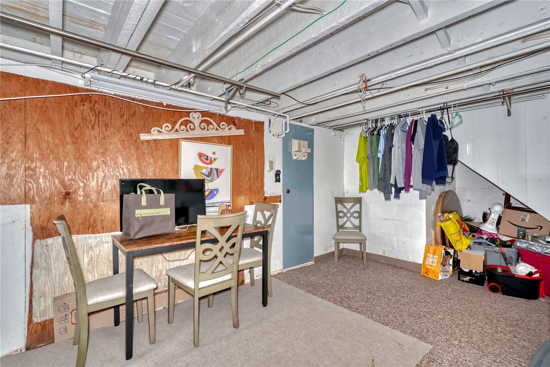 1023 Brown Road Irondequoit, NY 14622 - Photo 41 of 46 Part-finished basement with laundry area and tiled