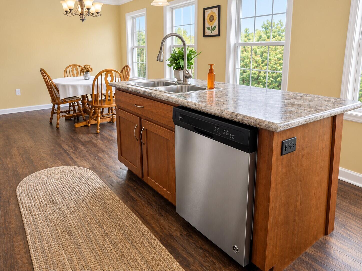 338 Marshfield Flats Road Marshfield, ME 04654 - Photo 6 of 26 Kitchen island