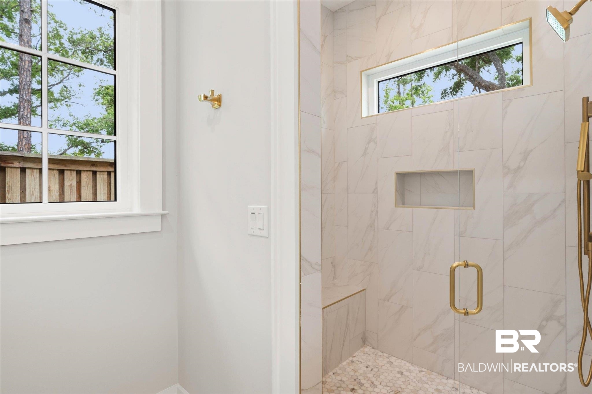853 Inlet Circle Gulf Shores, AL 36542 - Photo 23 of 55 Full bath featuring a marble finish shower
