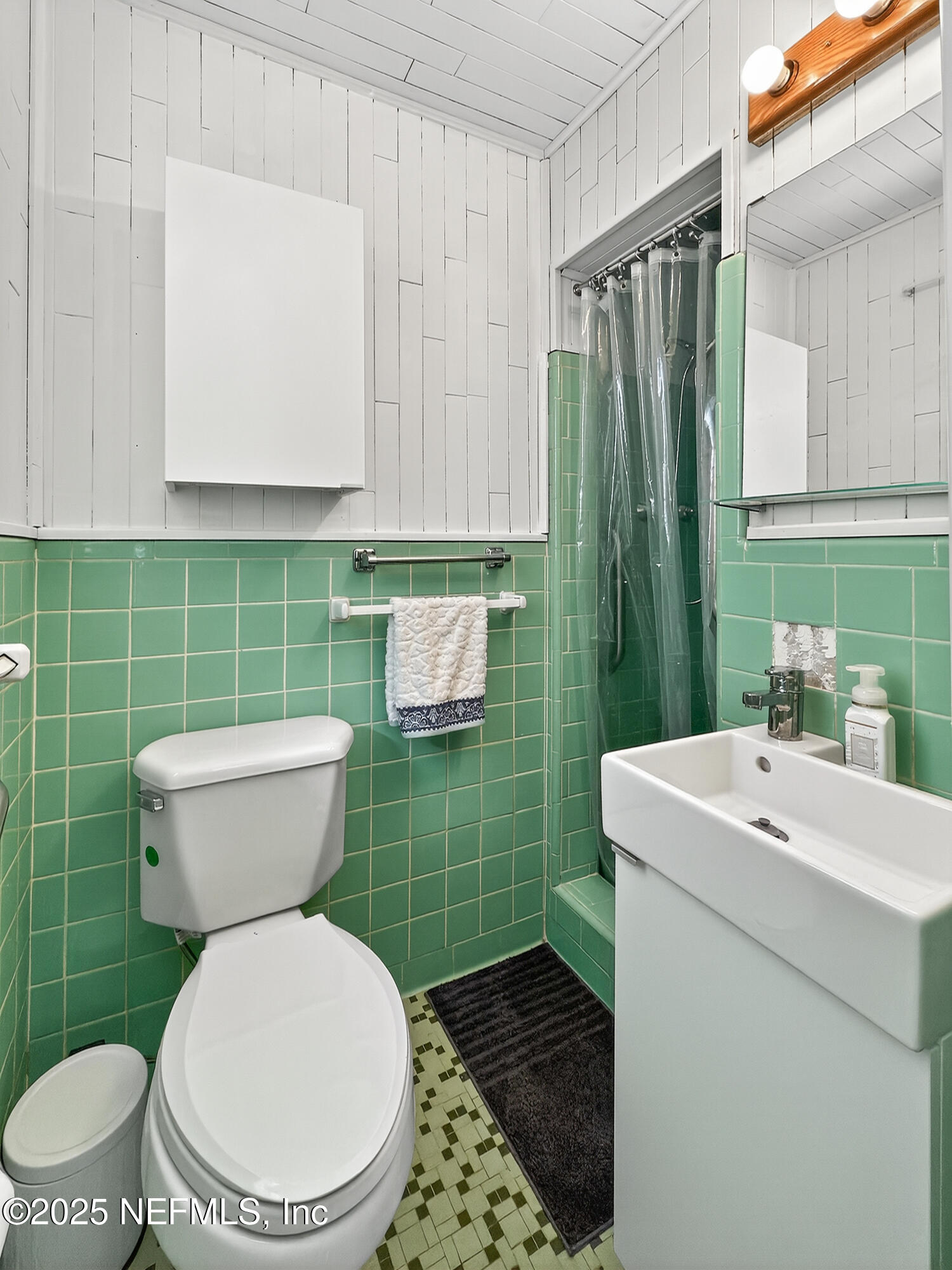 7470 Spinola Road Jacksonville, FL 32217 - Photo 49 of 76 a bathroom with a toilet a sink and mirror