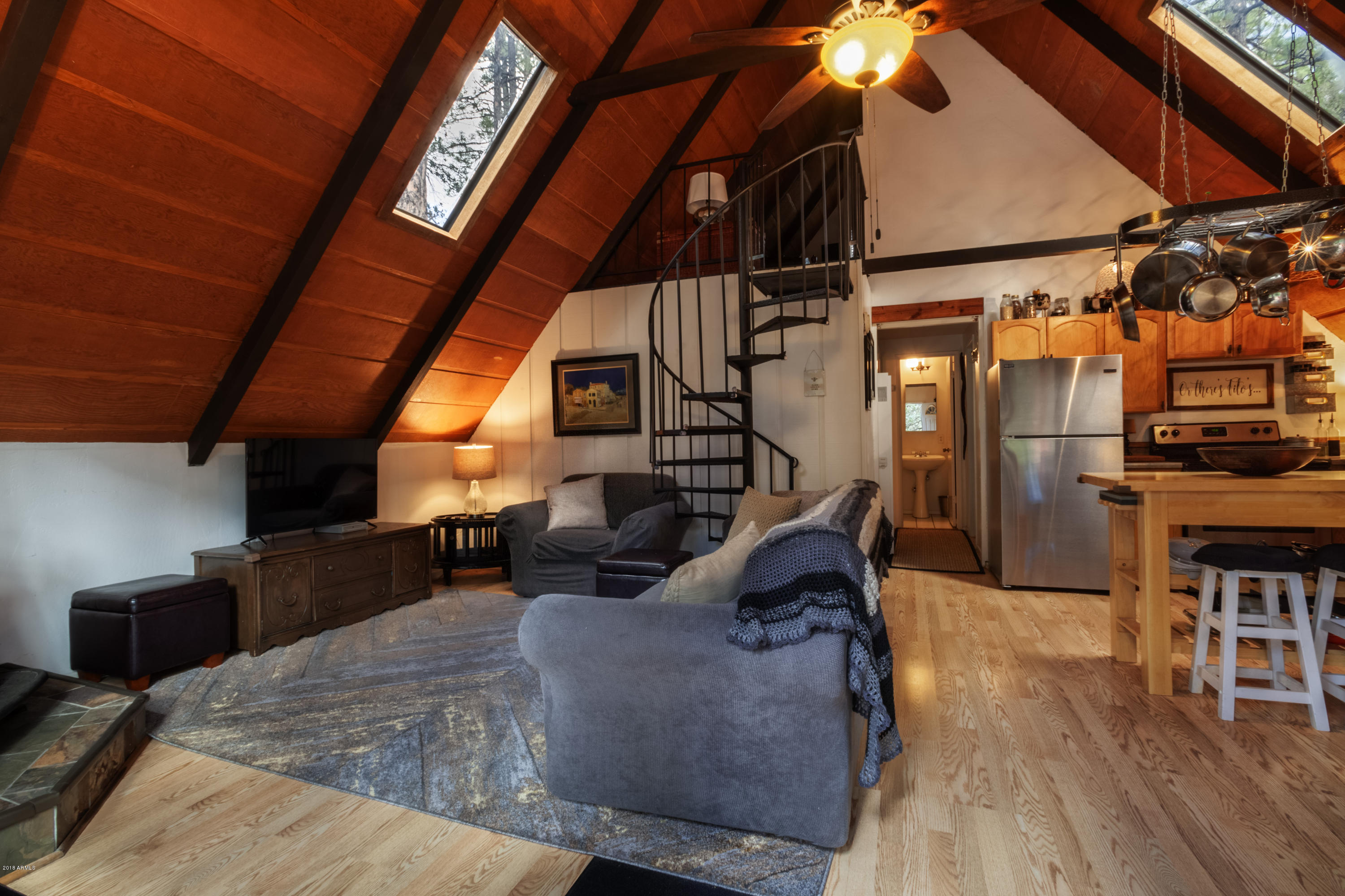 Living area from front entrance