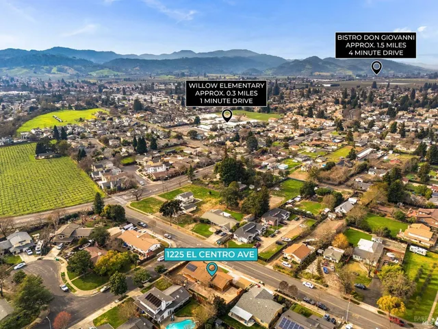 $925,000 | 1225 El Centro Avenue, Napa, CA 94558