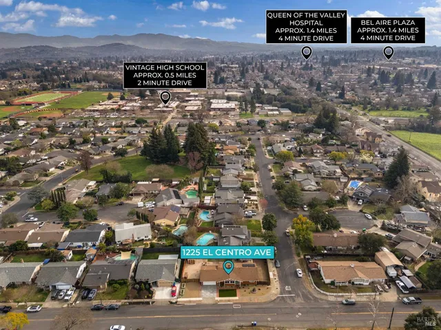 $925,000 | 1225 El Centro Avenue, Napa, CA 94558