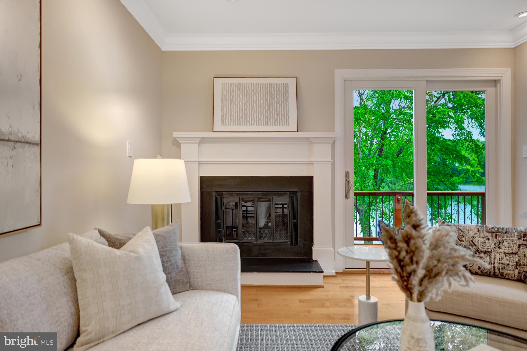 11064 Thrush Ridge Road Reston, VA 20191 - Photo 25 of 85 Enjoy the wood-burning fireplace with mantel.