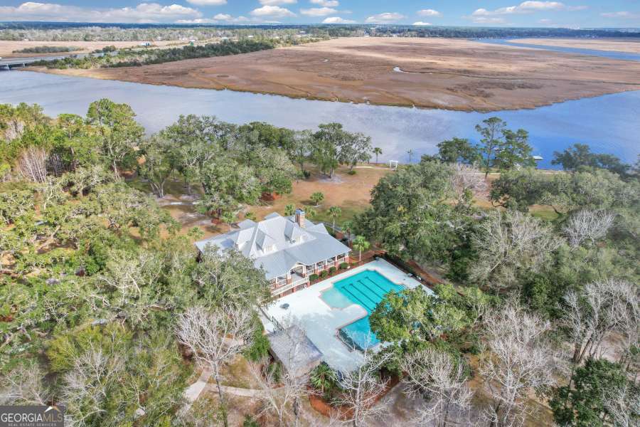 Lot 11 Navigator Way Waverly, GA 31565 - Photo 23 of 31 an aerial view of a houses with a lake view