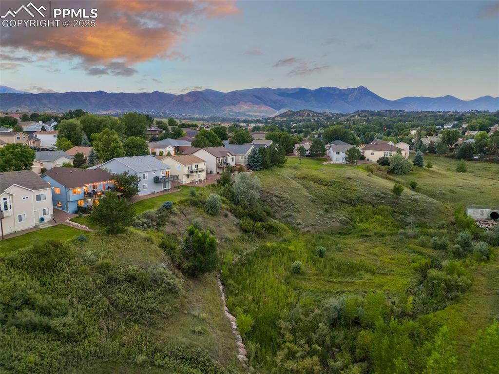 6370 Perfect View Colorado Springs, CO 80919 - Photo 46 of 49 a view of a city with mountains in the background