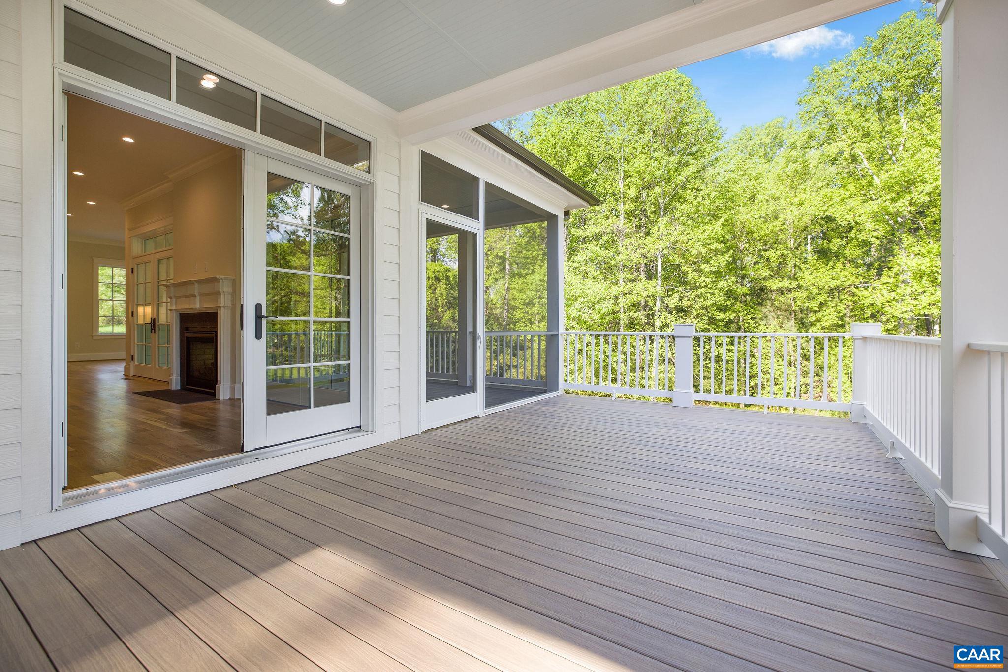 3.12 Acres Tbb Garth Road Charlottesville, VA 22901 - Photo 22 of 52 a view of a garden from a porch