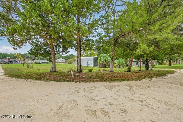 a view of a out door space area