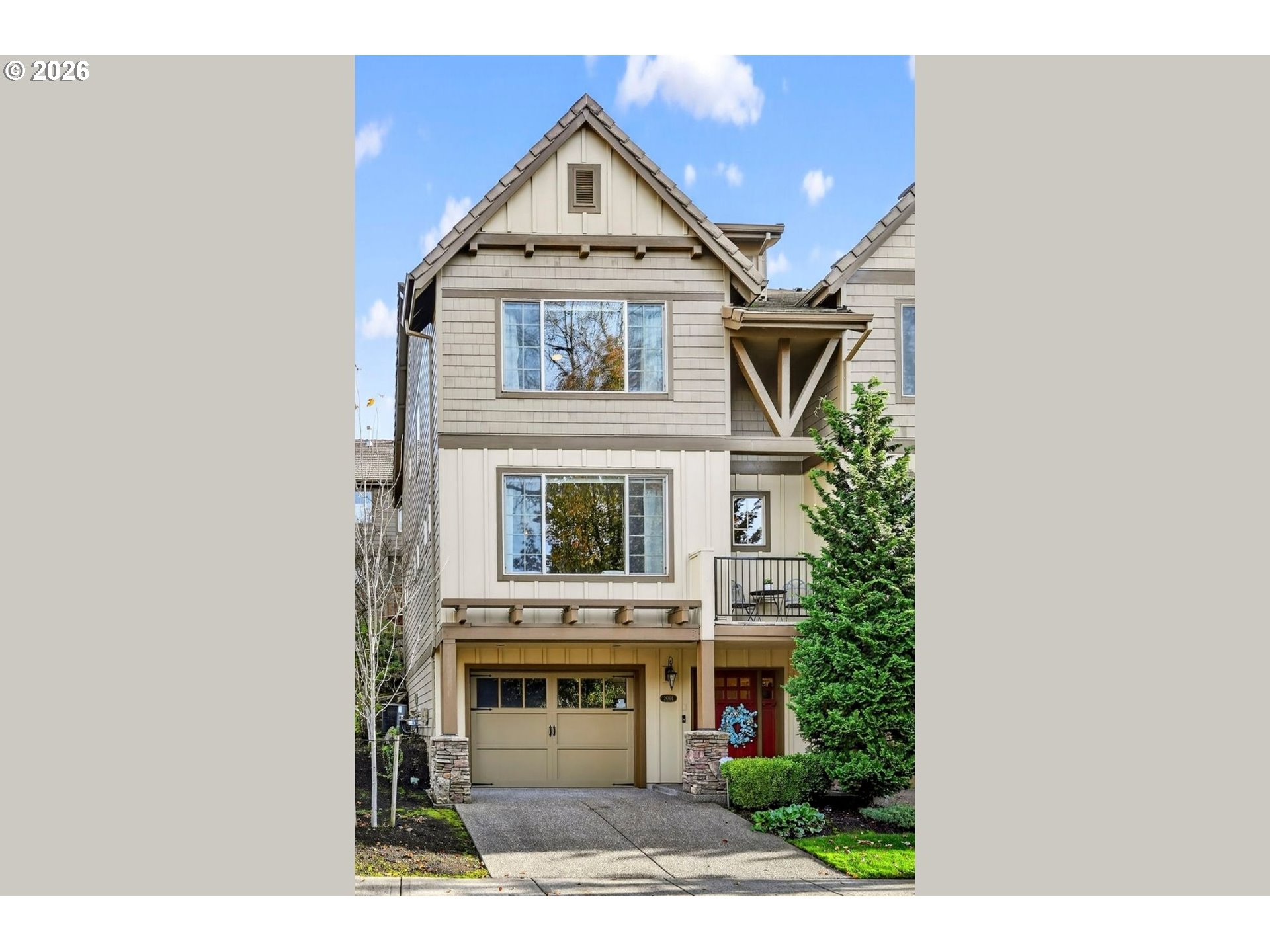 2064 Northwest Village Circle, Unit 44 Portland, OR 97229 - Photo 43 of 45 a view of a house with a front door
