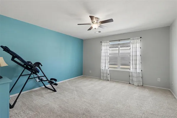 a view of room with air conditioner and window