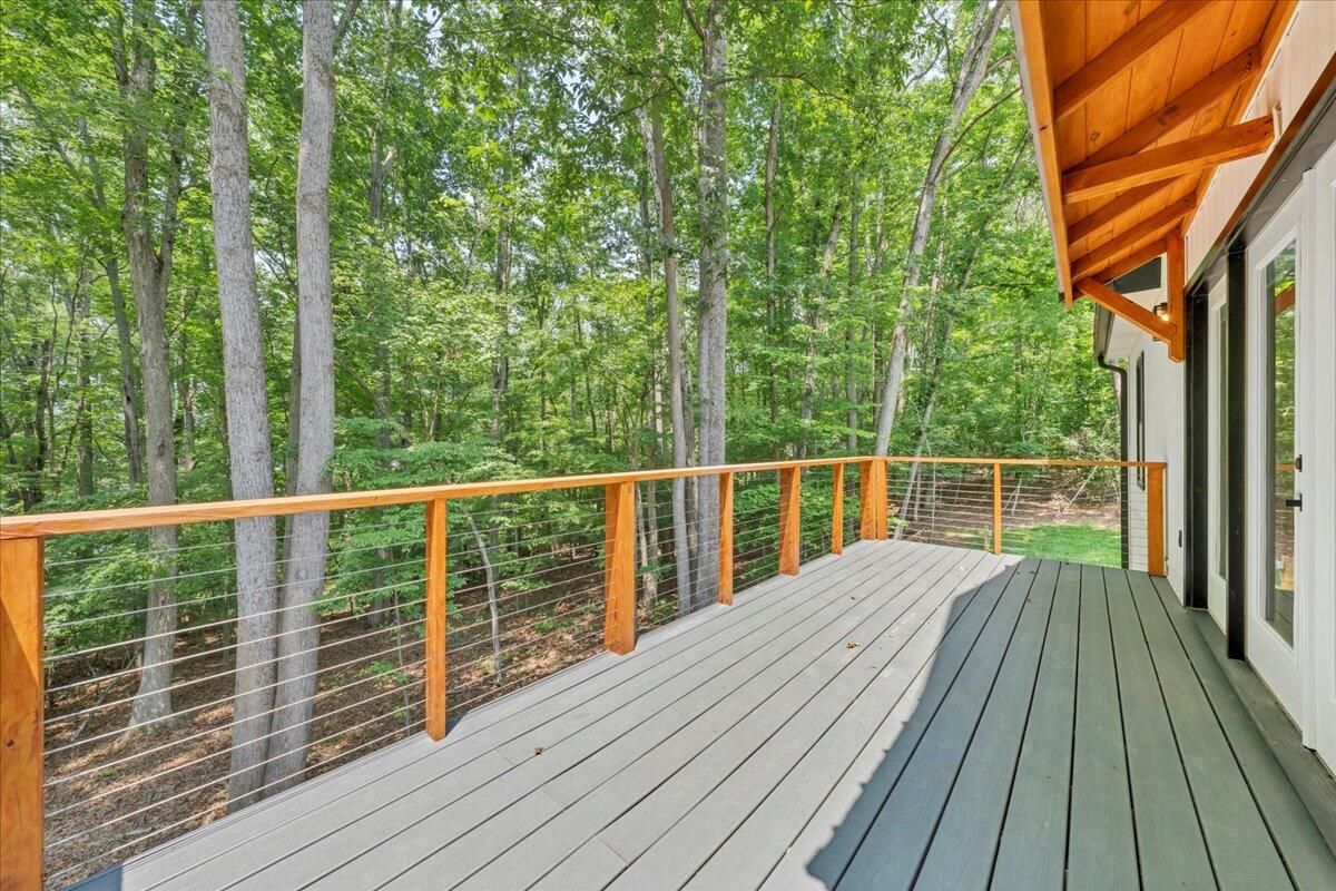 2365 Lakewood Forest Road Moneta, VA 24121 - Photo 44 of 90 a view of balcony with wooden floor