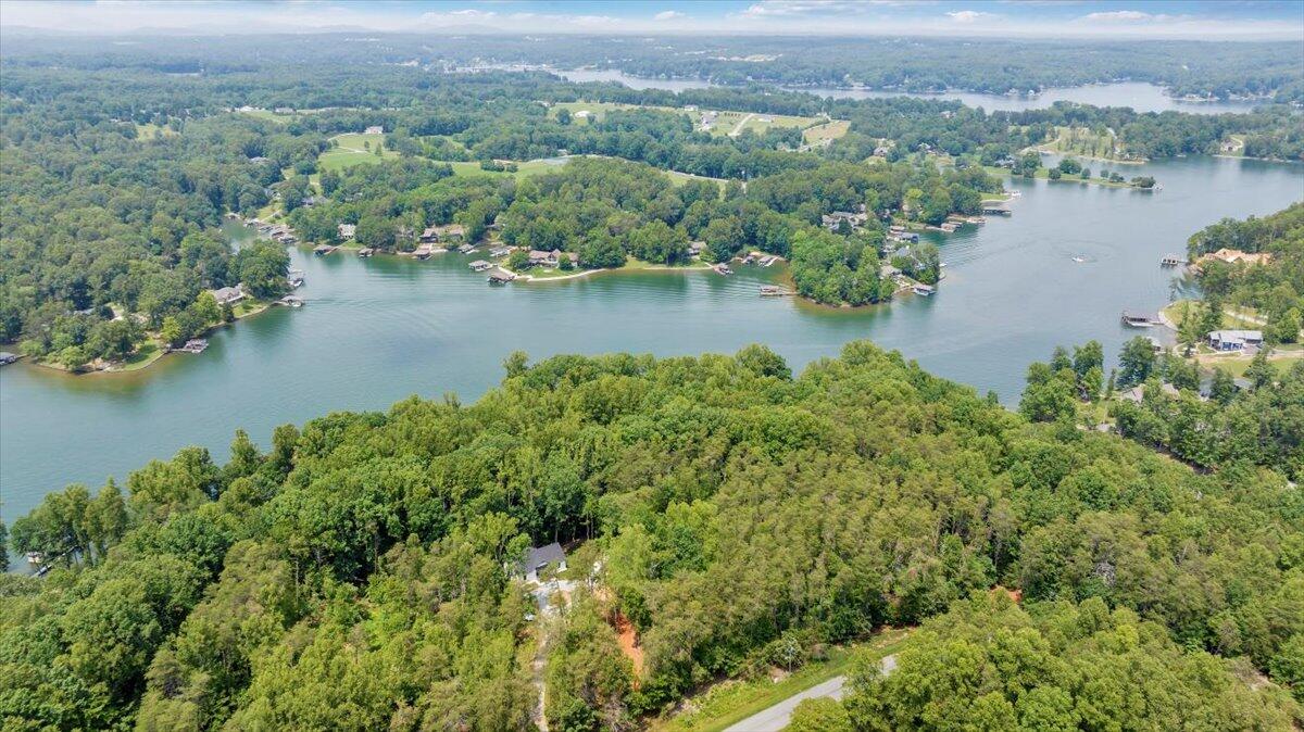 2365 Lakewood Forest Road Moneta, VA 24121 - Photo 61 of 90 an aerial view of a houses with a lake view