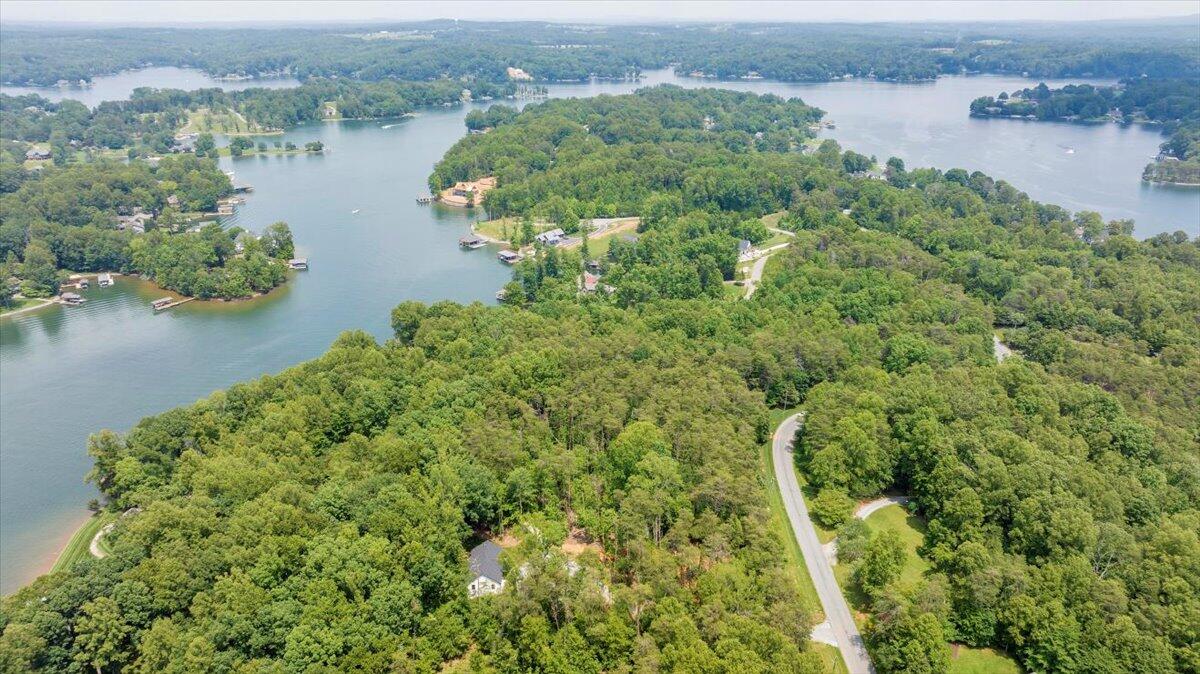 2365 Lakewood Forest Road Moneta, VA 24121 - Photo 64 of 90 an aerial view of a houses with a lake view